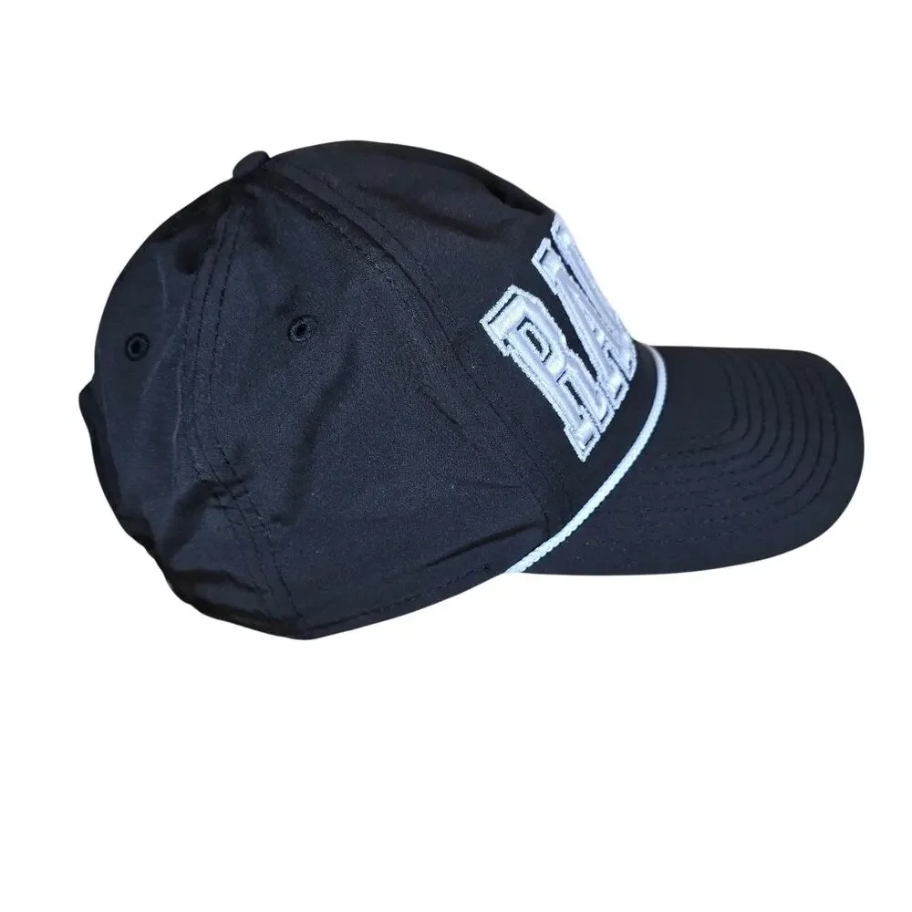 LA Raiders Black White Adjustable Snapback Imperial Headwear Baseball Cap Hat